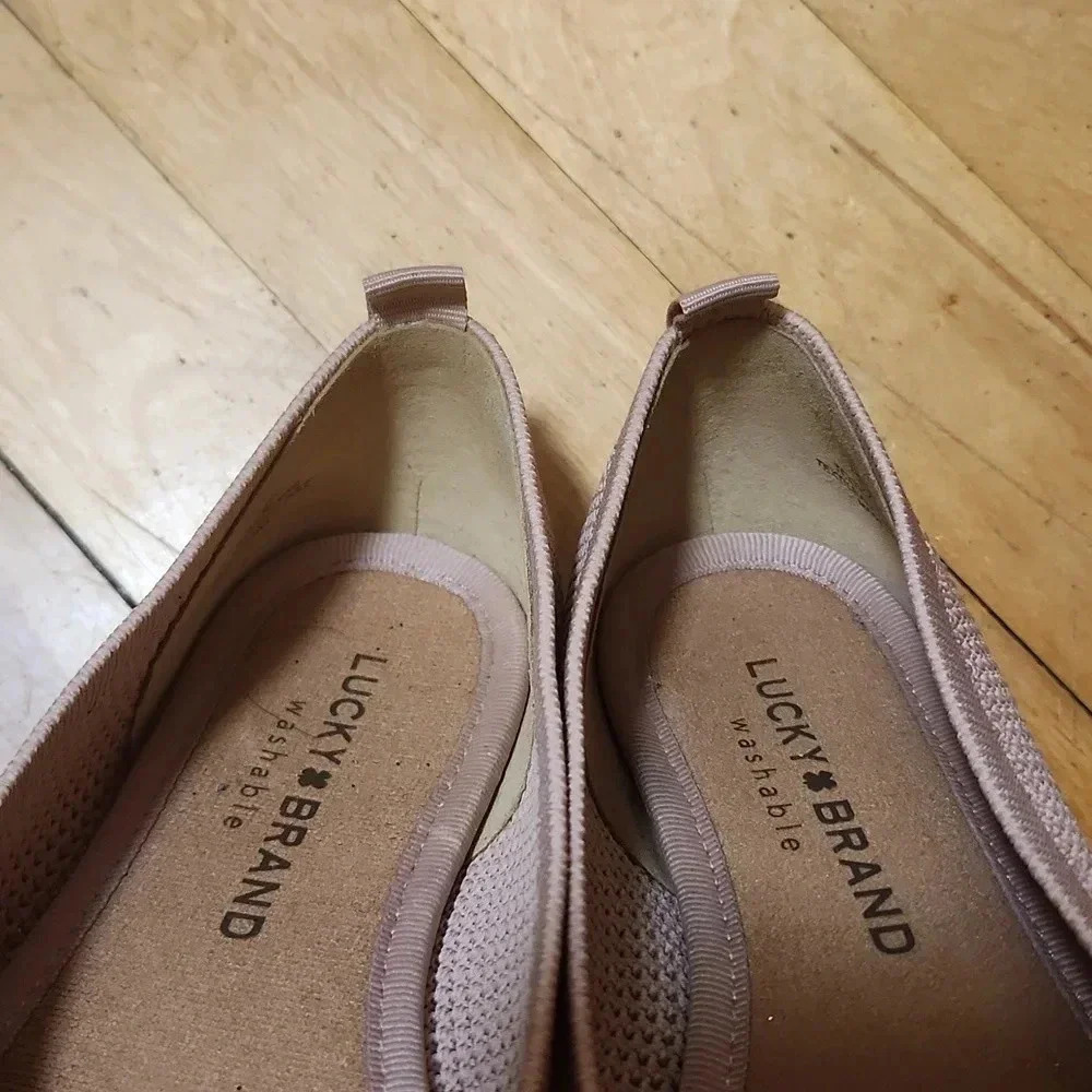 Lucky Brand Women's DANERIC Pink Lavender Ballet Flats - Picture 5 of 7